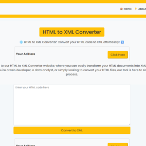 HTML to XML Blogger Template Converter Tool